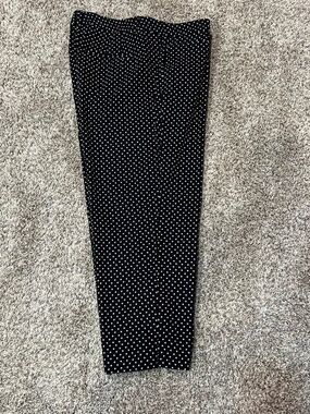 TALBOTS *SIZE 10* BLACK & WHITE DOT PERFECT SKIMMERS